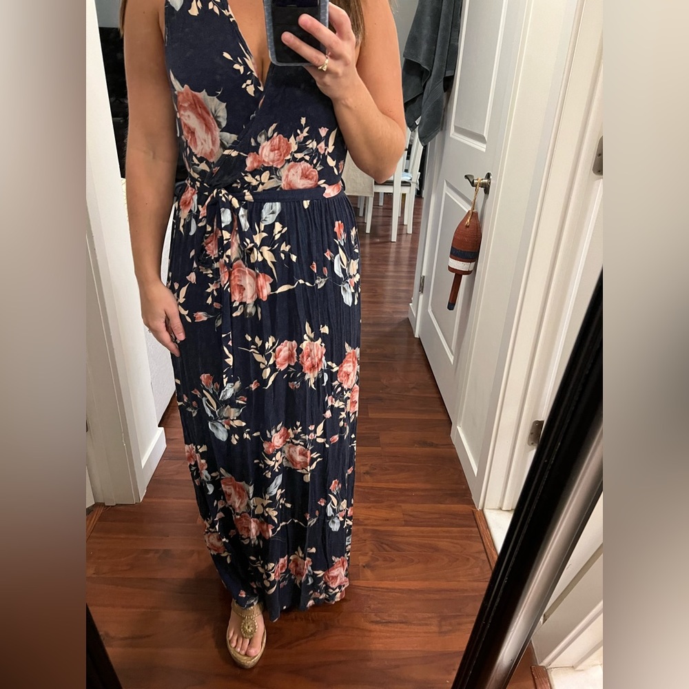 12Pm by Mon Ami floral maxi dress S